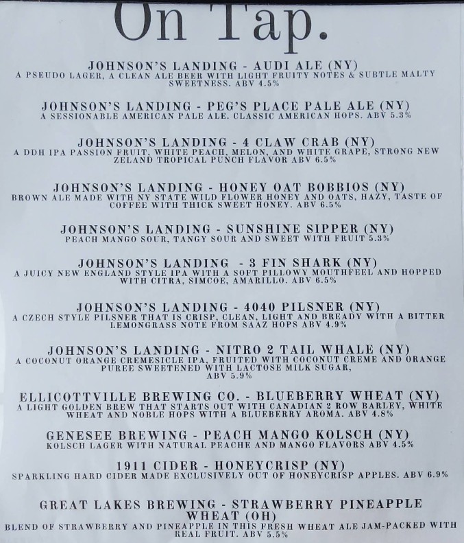 Johnson’s Landing Restaurant Menu | Lake Shore Rd Hamburg NY